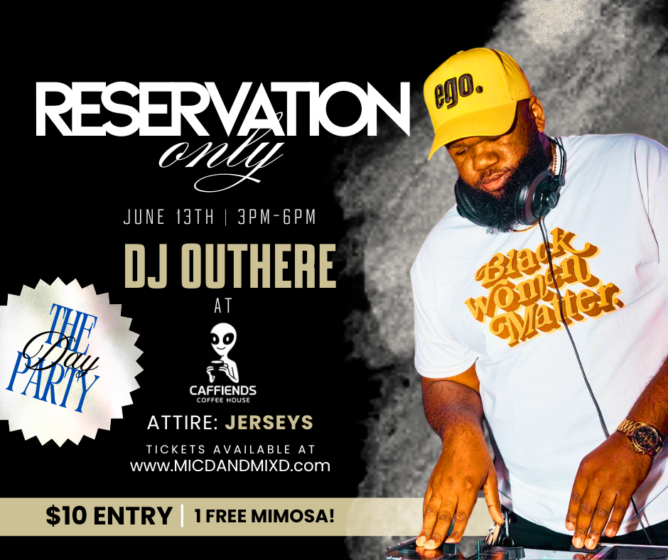 Dj Yung KJ at Caffiends Coffee House in Lexington, KY June 13, 2026.
